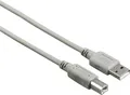 Produktbild: Hama 00200900, 1,5 m, USB A, USB B, USB 2.0, 0,48 Gbit/s, Grau