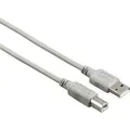 Produktbild: Hama USB-Kabel USB 2.0 USB-A Stecker/USB-B Stecker Grau 1,5 m