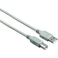 Produktbild: Hama  Pc Kabel Von Usb A Zu Usb B, 2.0, 480mbs, 1.5m S/b, Farbe Grau