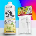 Produktbild: Best Body Low Carb Mineraldrink Vital Drink Getränke Sirup mit Dosierpumpe 1Ltr
