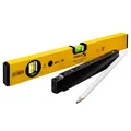 Produktbild: STARTER KIT  Wasserwaage Type 70/40 cm AluProfil, 1 HorizontalLibelle, 1 Vert...