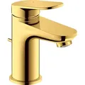 Produktbild: Duravit Wave Einhebel-Waschtischmischer, Ausladung 95 mm, mit Ablaufgarnitur, WA1010001034, Farbe: Gold Poliert