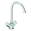 Produktbild: Grohe Spültisch-Zweigriff-Armatur Costa chrom, schwenkbarer Rohrauslauf