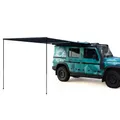 Produktbild: ROCKFOXX Auto Seiten Markise 250x250 cm, Mit LED-Beleuchtung, Nur12kg Eigengewicht - Wasserdicht 600D Polyester - Universell für Wohnmobile & Campingfahrzeuge - Aluminium Kassette & Gestänge