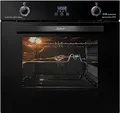 Produktbild: Kaiser EH 6367 Exklusiver Einbau Backofen 60 cm in Schwarz 79L Energieeffizienzklasse A Selbstreinigung ElektroBackofen mit 10 funkt.: Ober- / Unterhitze, Heißluftsystem, Infrarotgrill, Drehspieß
