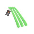 Produktbild: Lantelme 3 Stück Schuhlöffel 50cm Set für Erwachsene und Kinder in Grün | Kunststoff Schuhanzieher stabil | Deutsche Herstellung | Schuhanziehhilfe für Klein und Groß (Grün)