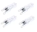 Produktbild: 4xBackofenleuchte für AEG wie 8085641028 Lampe G9 230V 40 Watt Halogenlampe 300°