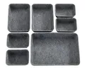 Produktbild: WENKO Organizer (Set, 7 St), Aufbewahrungsboxen für Schubladen, 3 Größen, recycelter Polyesterfilz