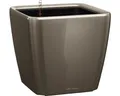 Produktbild: Pflanzkübel Lechuza Quadro 21 x 21 x H 20 cm taupe inkl. Erdbewässerungsystem Pf
