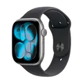 Produktbild: Apple Watch 11 46mm GPS Alu M/L Sportarmband space grau/schwarz