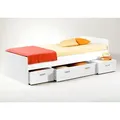 Produktbild: BEGABINO Funktionsbett Boro 90 x 200 cm Dekor Weiß