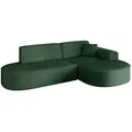 Produktbild: Altdecor Ecksofa, Grün, Textil, 3-Sitzer, L-Form, Ottomane rechts, 234x163 cm, Wohnzimmer, Sofas & Couches, Wohnlandschaften, Ecksofas