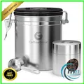 Produktbild: Coffee Gator Kaffeedose Edelstahl, Luftdicht Vorratsdose mit Deckel, Datum