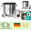 Produktbild: Coffee Gator Kaffeedose Edelstahl, Luftdicht Vorratsdose mit Deckel, Datum