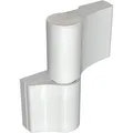 Produktbild: Dr. Hahn HAHN Türband 4 AT, 2-teilig 20/65/58 mit Ankerschraube, weiss RAL 9016 (M901GW000)