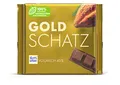 Produktbild: Ritter Sport Goldschatz 250 g, Vollmilchschokolade mit edlem Trinitariokakao, Großpackung Tafelschokolade als Geschenk, zum Teilen oder selbst Naschen, Geschenkidee