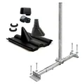 Produktbild: Dachsparrenhalter feuerverzinkt 1m Mast Sparrenhalter Frankfurter Montage Set