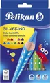 Produktbild: Pelikan  700627 Pelikan Dreikant-Buntstifte SILVERINO dick, 12er Kartonetui