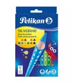 Produktbild: 4012700700629 Kredki Silverino trójkątne grube 12 kolorów Pelikan AG