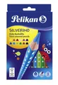 Produktbild: Pelikan Silverino FSC100% dreikant Buntstifte, 12er