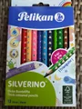 Produktbild: Pelikan Silverino Buntstifte 12er dicke Buntstifte mit Namensfeld triangular