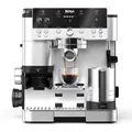 Produktbild: Ninja Luxe Premier 3-in-1-Kaffeemaschine mit Mahlwerk und Aufschäumer für Latte, Cappuccino, Cold Brew & Espresso, einfache Handhabung, 4 Voreinstellungen zum Aufschäumen, Silber, ES601EU