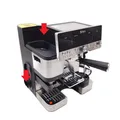 Produktbild: Ninja Luxe Premier 3 in 1 Kaffeemaschine Gebrauchsspuren links Plastik defekt
