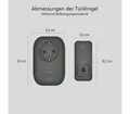 Produktbild: Elro Türklingel-Set DB4000PL, 1 Empfänger, 64 Klingeltöne, (2-tlg), drahtloses Türklingel-Set 1 Taster + 1 Empfänger für die Steckdose