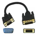 Produktbild: O33 DVI auf VGA Kabel 25cm DVI 24+1 Male to VGA Male für PC DVD Monitor HDTV