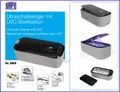 Produktbild: Ultraschallreiniger-UVC-Sterilisation Münzen-Schmuck-Brillen Pinzetten SAFE 9909