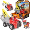 Produktbild: Paw Patrol Rubble Charger Baufahrzeug Roter Heppo Grabber mit Figur 6cm