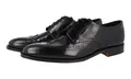 Produktbild: PRADA Polierte Budapester Business Anzug Schuhe Leder Sohle - NEU -  12 46