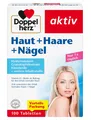 Produktbild: ✅ DOPPELHERZ Haut + Haare + Nägel mit Hyaluronsäure Zink Biotin 100 Tabletten ✅