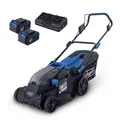 Produktbild: Scheppach Akku Rasenmäher 20V BC-MP380-X + 2x 4Ah Akku & Ladegerät | 38cm Breite
