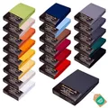 Produktbild: Avantgarde Premium Spannbettlaken 170g/m² hoher Steg z.B. f. Boxspringbett & Wasserbett - Spannbetttuch 100% Jersey Baumwolle - ÖKO-TEX - 6 Größen 19 Farben (18 Anthrazit, 90 x 200-100 x 220 cm)