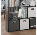 Produktbild: Vicco Raumteiler Pilar, Schwarz, 131.6 x 143 cm, 1-tlg., Freistehend