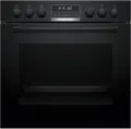 Produktbild: Bosch Einbau-Herd-Set HND677LS67 | Induktion | 60 cm | 71 l | Pyrolyse | Autopilot |  | Schwarz,  (Spektrum:  bis D)