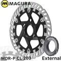 Produktbild: Magura Bremsscheibe MDR-P CL Center Lock mit Lockring für Steckachse Ø 203mm