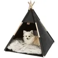 Produktbild: Trixie Tipi Hundehütte Anthrazit Komfortabel