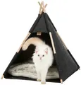 Produktbild: Trixie -Katzenkorb Tipi fühlte sich Anthrazit an