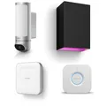 Produktbild: Bosch Smart Home Eyes Außenkamera II mit Controller II & Philips Hue Resonate Wandleuchte mit Bridge V2