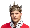 Produktbild: Boland König-Kostüm Krone mittelalterlicher König, Schaumstoff Krone für Karneval Fasching, verstellbar, mit Mustern - 15 x 52,5 cm