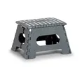 Produktbild: ZELLER Klapphocker 13031 aus Kunststoff, anthrazit / Tritt / Klappstiege