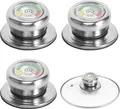 Produktbild: 3 Stück Topfdeckelgriff mit Thermometer Topfdeckelknopf Thermo Deckelknopf