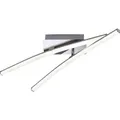 Produktbild: JUST LIGHT LED Deckenlampe SIMON 1x Arm drehbar, 1x Arm fest silber Wohnbereich, z.B. Wohnzimmer, Schlafzimmer, Esszimmer, Flur, Arbeitszimmer - Silber