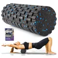 Produktbild: Faszienrolle mit 3D-Texturmassage Foam Roller33cm x 14cm zur Muskelverspannun...