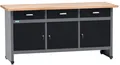 Produktbild: Küpper Werkbank 12159, 170x84x60 cm, 3 Schubladen, 3 Türen, 300 kg Traglast