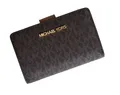 Produktbild: MICHAEL KORS Geldbörse Portemonnaie Wallet JET SET TRAVEL BIFOLD ZIP  braun