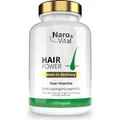 Produktbild: NaroVital Hair Power | 120 Kapseln | Haar-Vitamine | hochdosiert mit Biotin, Zink, Selen | für Männer & Frauen | vegan