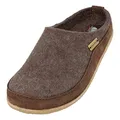 Produktbild: HAFLINGER Blizzard Skane Filzpantoffel Hausschuh Gummisohle Unisex Braunmeliert, Gr. 38